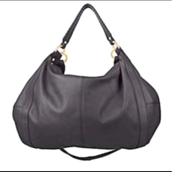 New Onna Ehrlich Gray Leather “Rachel” Bag - Picture 2 of 8